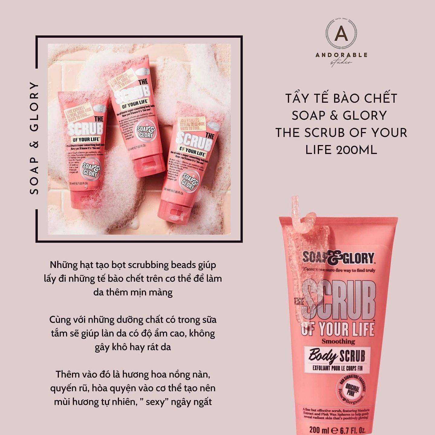 SET QUÀ TẶNG 6 món nhà Soap n Glory