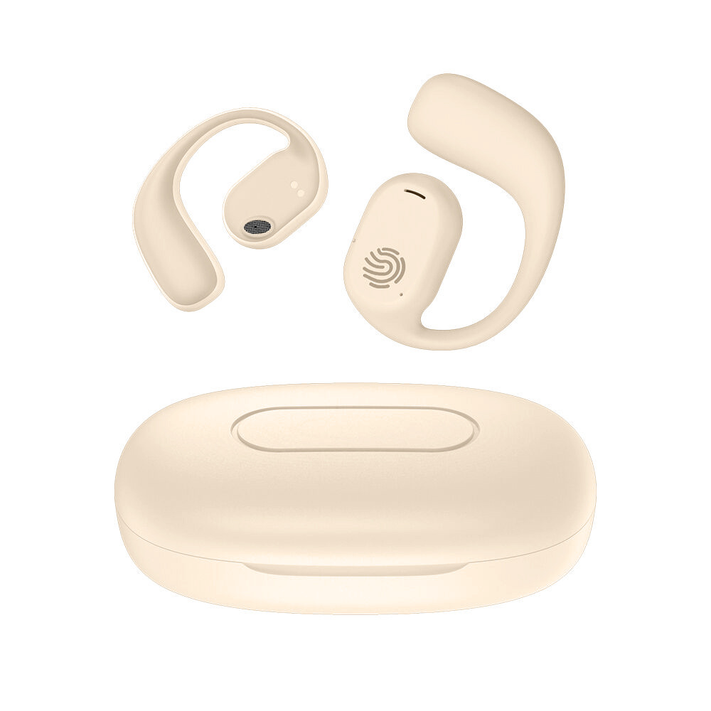 Wireless Bone Conduction Headphones Earbuds Bluetooth Bin Display Touch Control Headphones Ear Hanging Bluetooth Headset