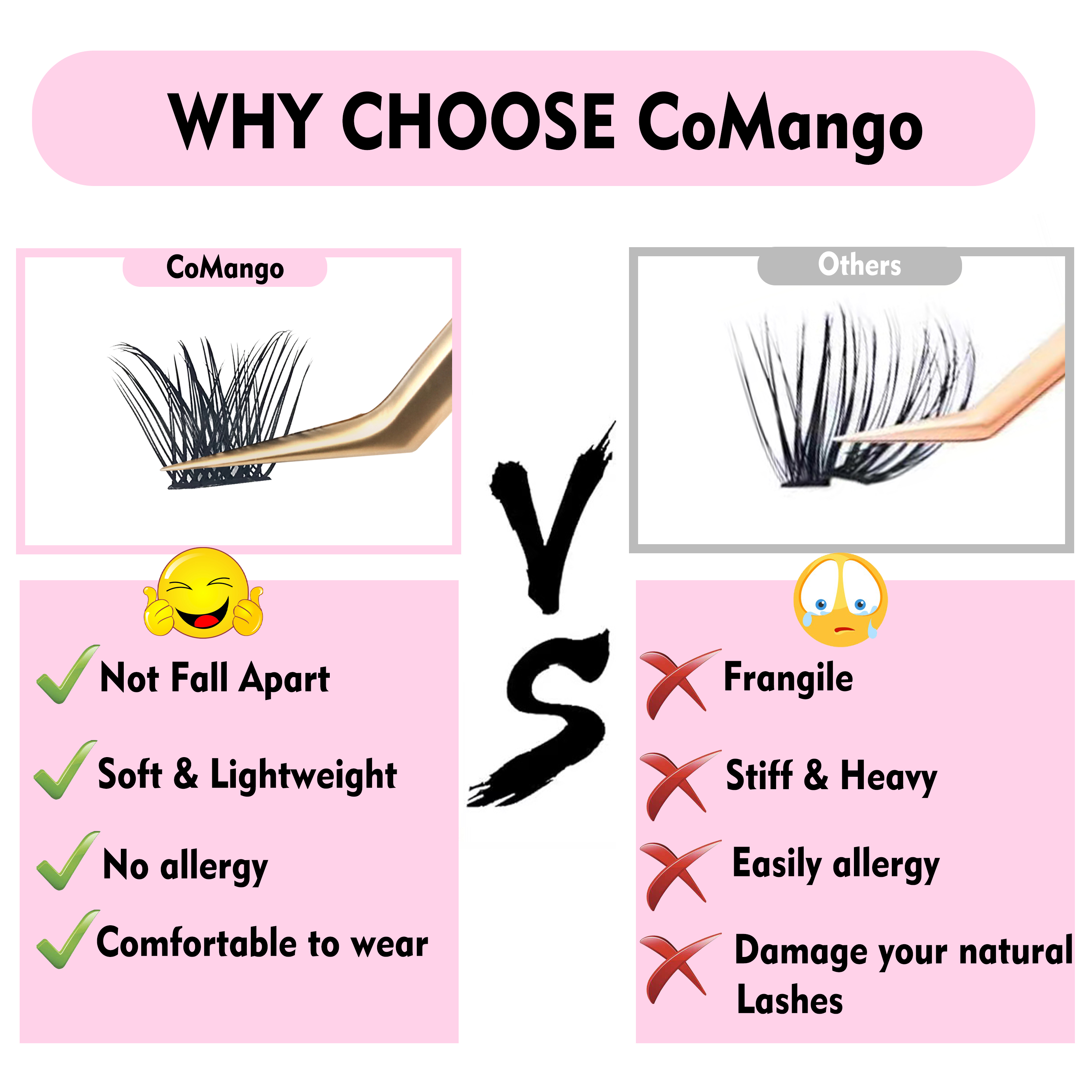 CoMango%20Lash%20Clusters%20D%20Curl%208/10/12/14/16/18MM%20DIY%20Eyelash%20Extensions%20Individual%20Lashes%20Cluster%20DIY%20at%20Home%20-%20Image%204