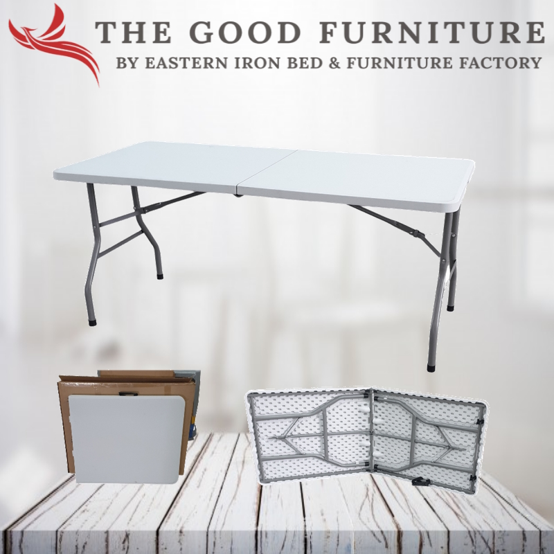 (Better Quality UPGRADED version!) Plastic Foldable Table camping