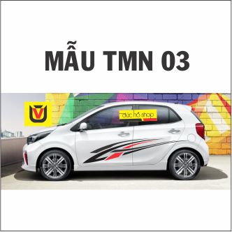 tem xe  Kia Morning ( 7 MẪU CỰC ĐẸP)