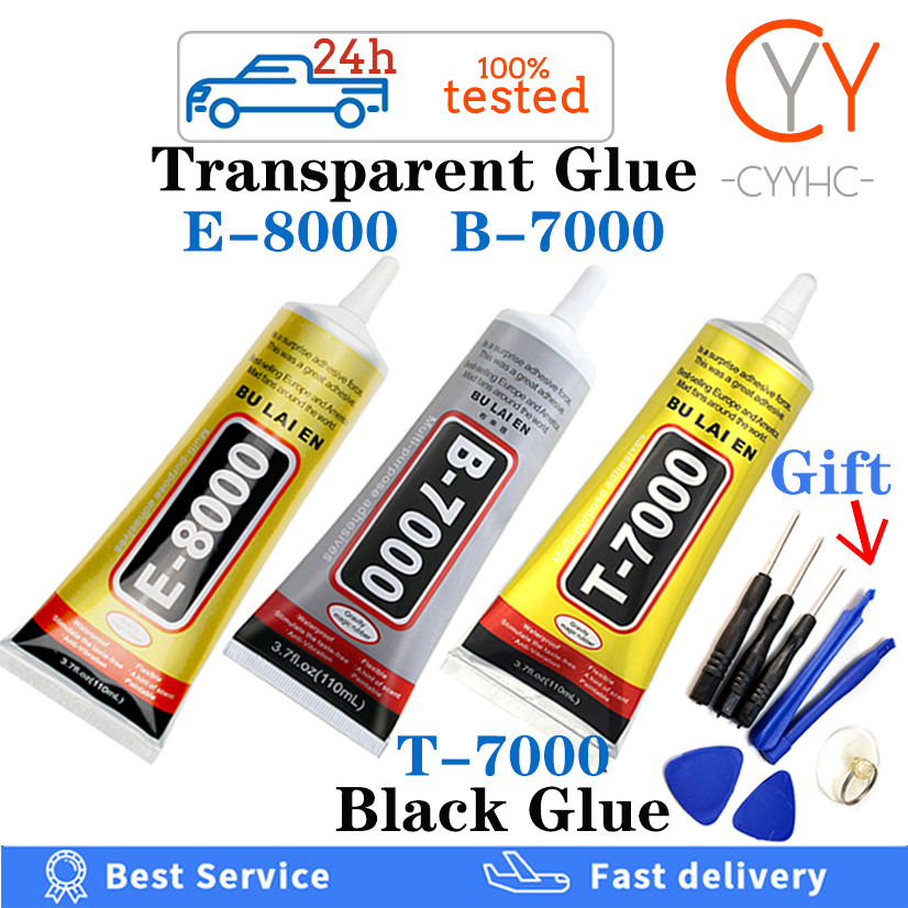 multi-purpose Transparent adhesive glue E8000 for Touch Screen of Cell  Phone