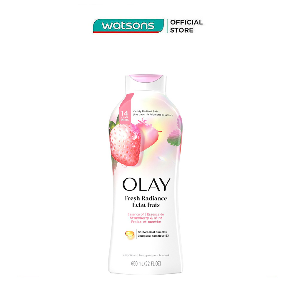 Olay Strawberry & Mint Body Wash 650ml