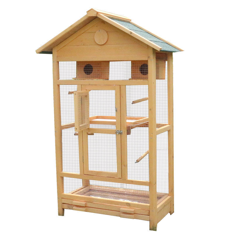 Wooden Bird Cage Outdoor Big Bird Cage Bird Nest Sparrow Household