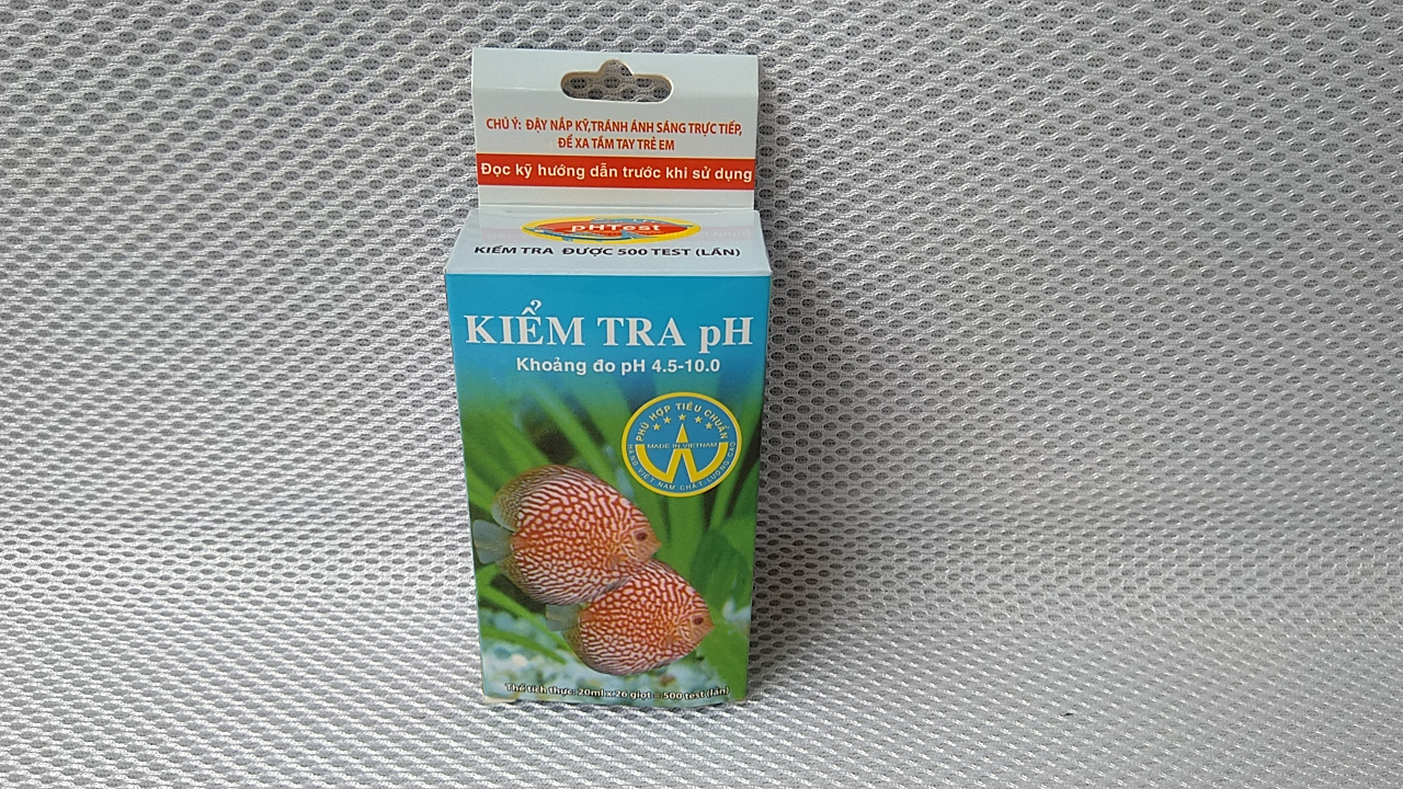 Bộ kiểm tra pH từ 4.5-10 dùng cho bể cá.