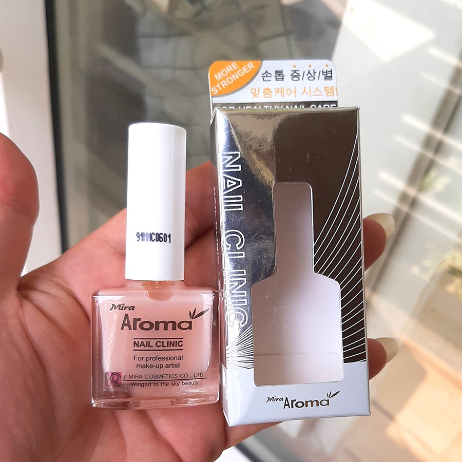 Sơn dưỡng móng Aroma 18ml (Hồng Sữa)