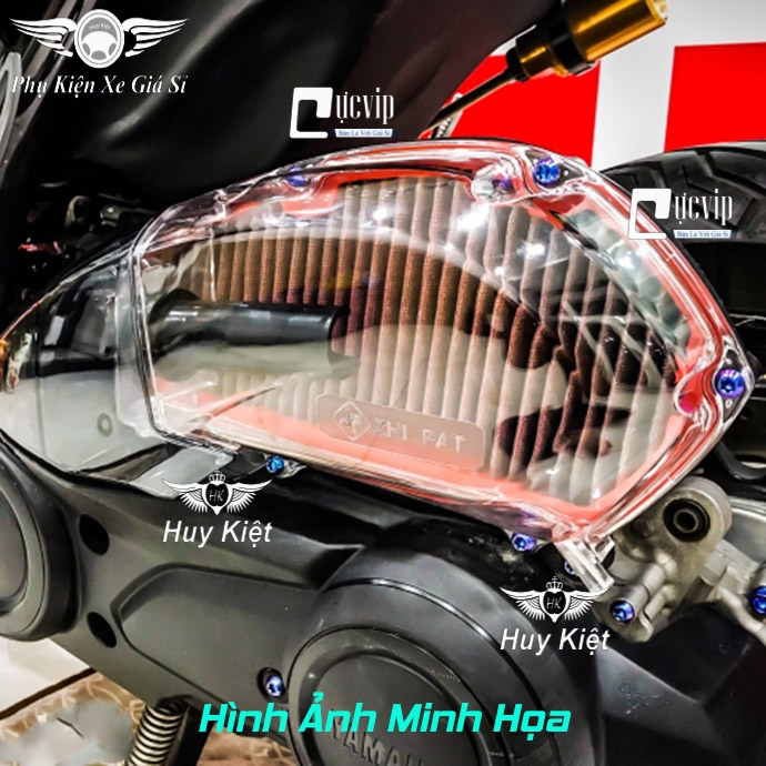 Combo 7 ốc pô e titan gr5 5li ren xoắn gắn pô e airblade 2013 - 2022, vario 2015 - 2021, pcx 2014 - 2017, sh mode, sh 2017 - 2019 ms5132