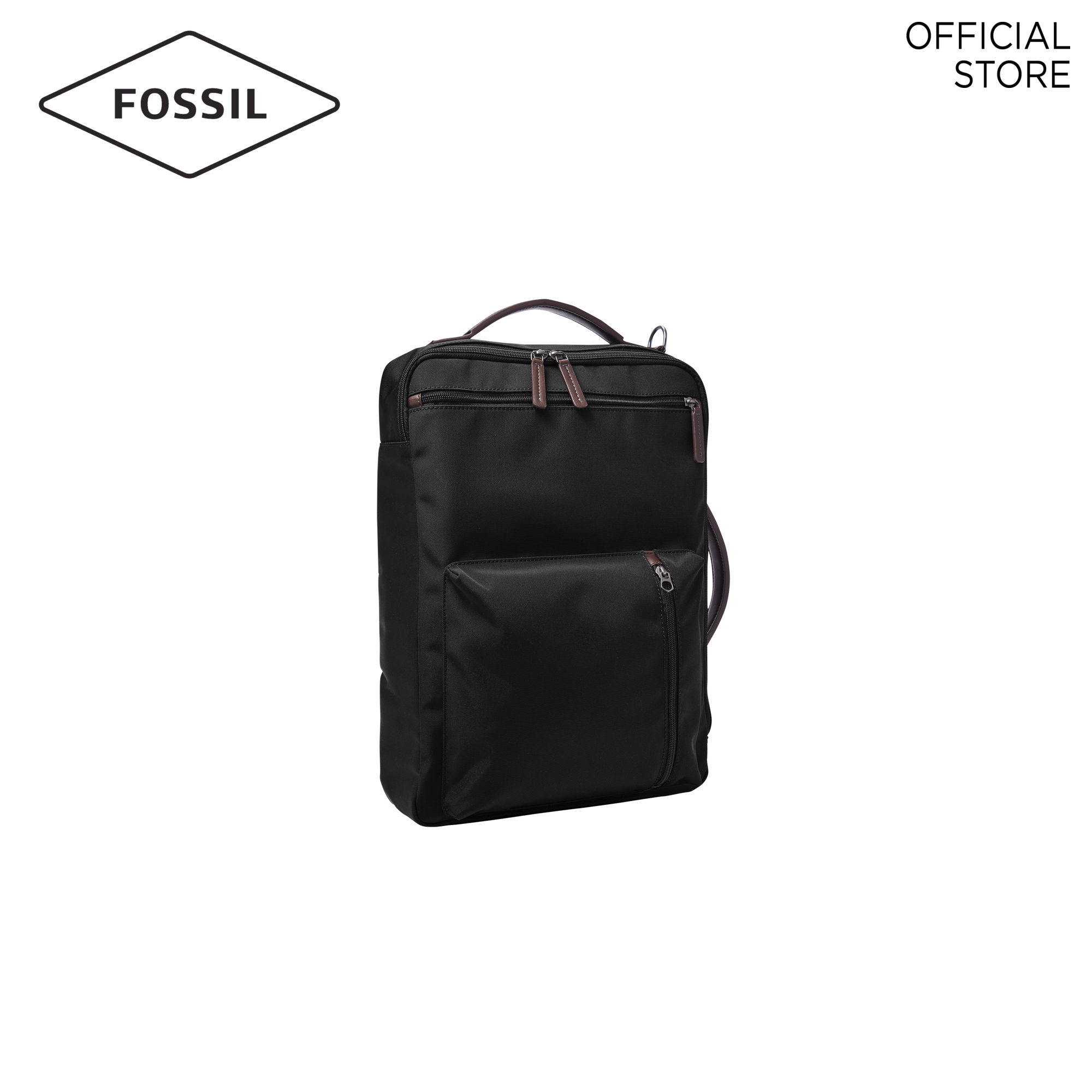 Fossil Buckner Black Backpack MBG9519001 | Lazada