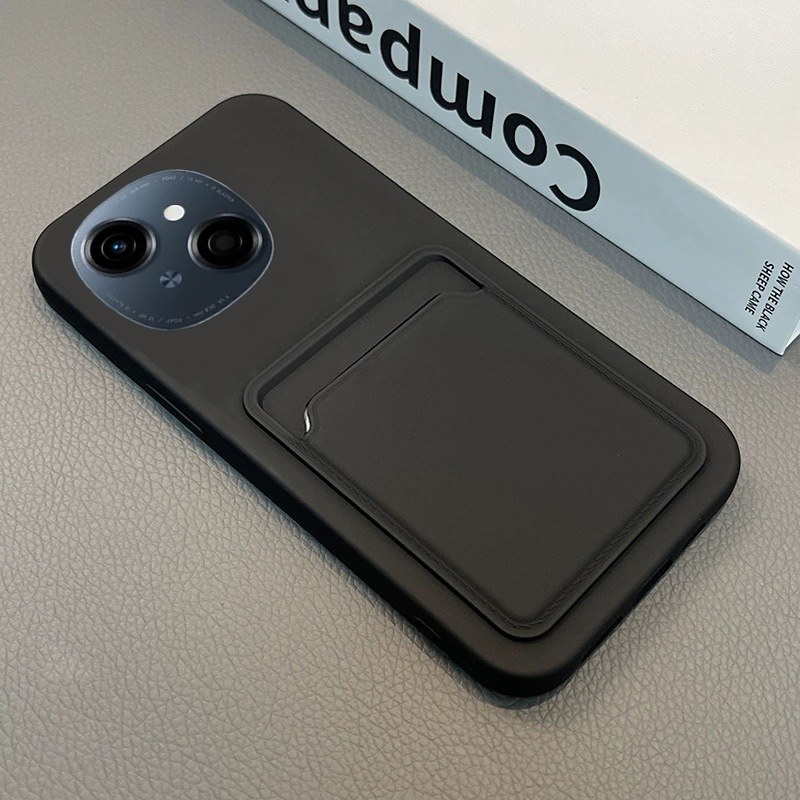 For Tecno Spark Go 1 Case Soft Card Holder Slot Silicone Wallet For ( Tecno Spark Go 1 ) Back cover Phone Cases. 