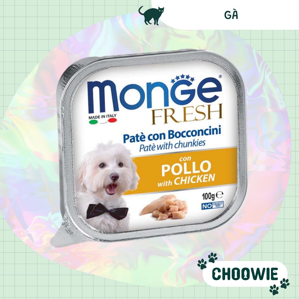 Pate MONGE thơm ngon cho chó | Thức ăn ướt cho chó