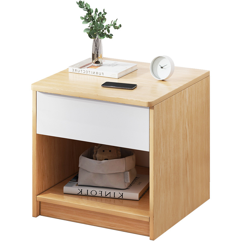 Bedside table simple modern bedroom internet celebrity ins style bedside table Nordic style simple storage rack small storage cabinet
