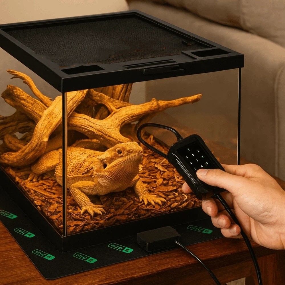 Warmer Heating 10/14/28/50/60W Reptile Heat Mat Thermostat Control ...