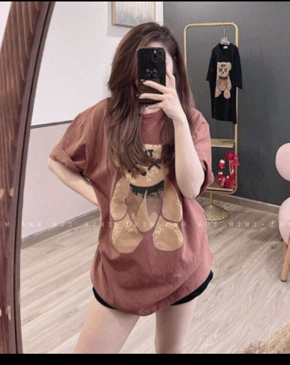 Áo phông gấu cute