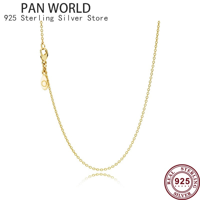 Hot%20925%20Sterling%20Silver%20Fashion%20Versatile%20Clavicle%20Chain%20Women's%20Necklace%20Is%20Suitable%20For%20The%20Original%20pan%20Pendant%20Jewelry%20-%20Image%209
