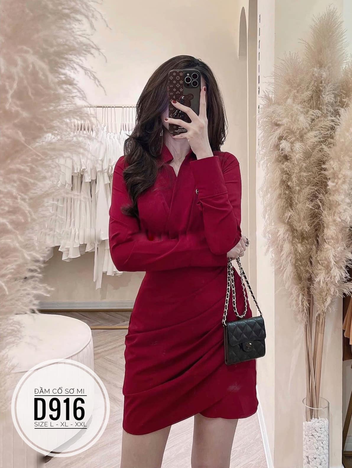 ĐẦM SƠ MI TAY DÀI SANG TRỌNG BIGSIZE (L-XL-2XL)
