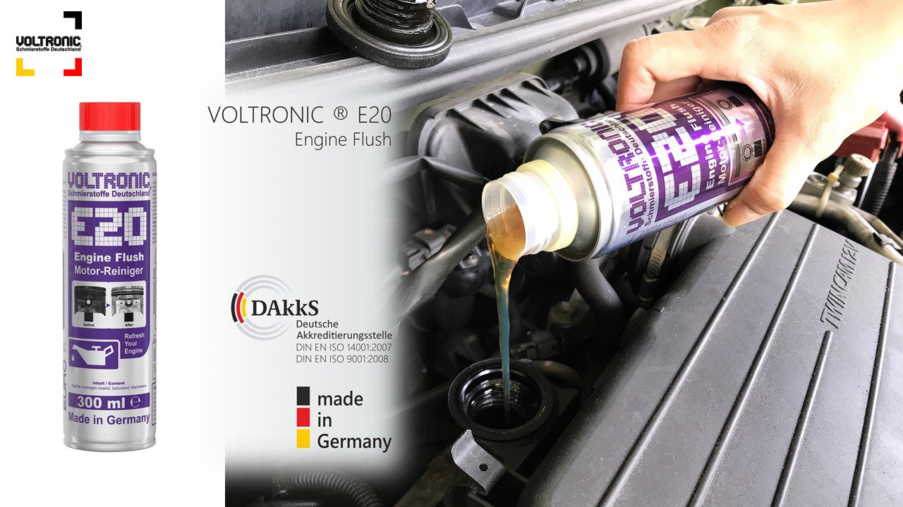 Dung dịch SÚC RỬA ĐỘNG CƠ VOLTRONIC E20 ENGINE FLUSH, Súc Nhớt, Làm Sạch Động Cơ Xe Máy Xe Ô tô