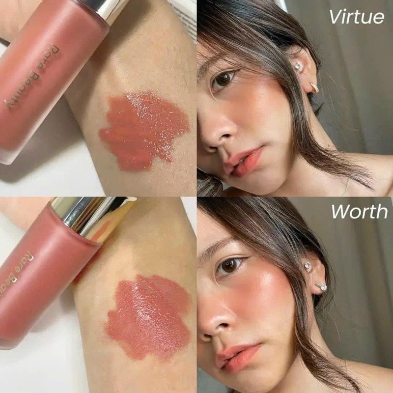 Set má hồng, bắt sáng Rare Beauty 4 món