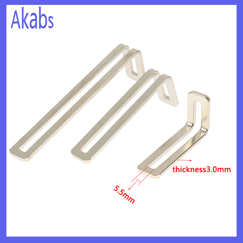 Akabs Nickel-plated Corner Bracket Adjustable 90 Degree L-Shaped Corner Brackets Angle Iron Connector Shelf Support Accessories