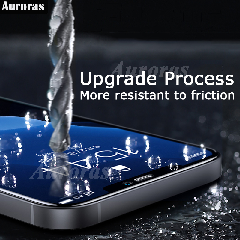 For iPhone 16 Plus Screen Tempered Glass Full Protector Film + iPhone