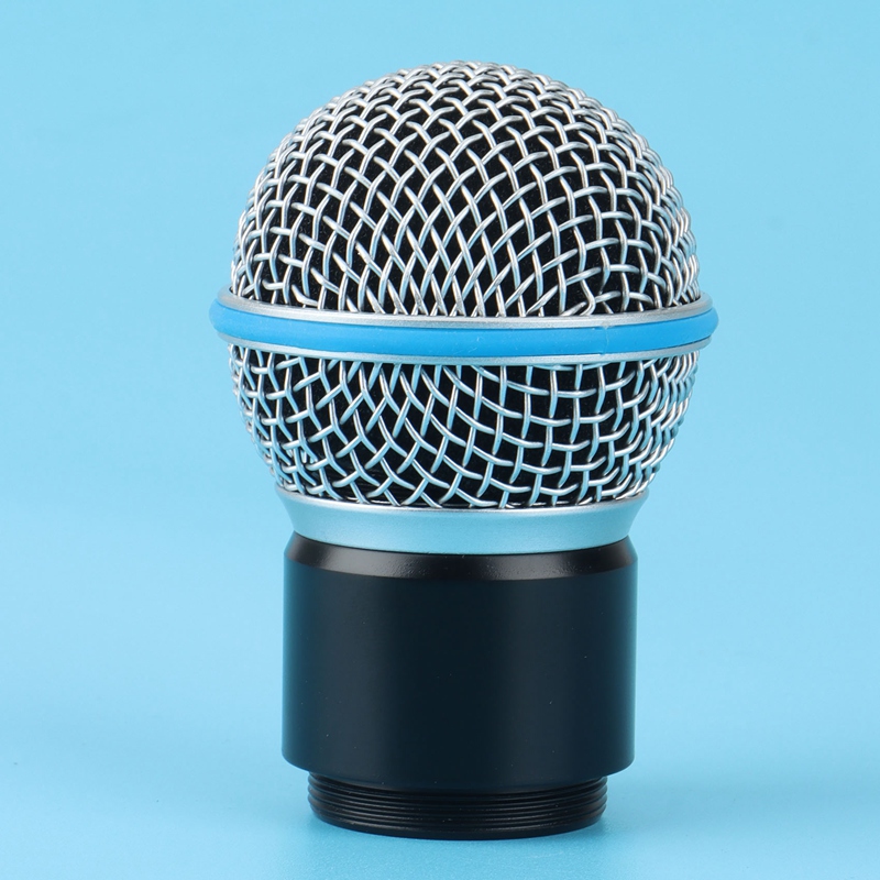 Replacement Wireless Handheld Microphone Grille Capsule Head for BETA58 SM58 PG24 Wireless Microphone