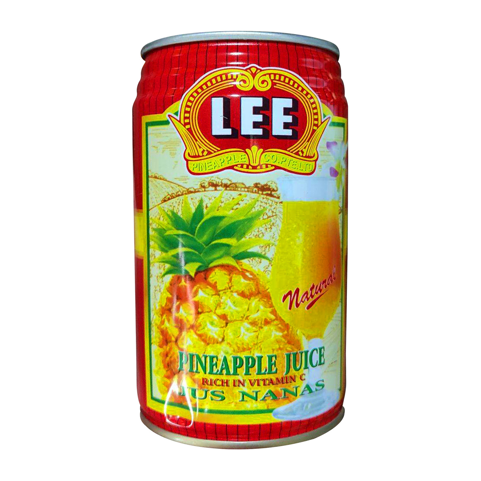 [Chop Ah Tat] Lee 100% Pure Pineapple Juice Can 24S | Lazada Singapore