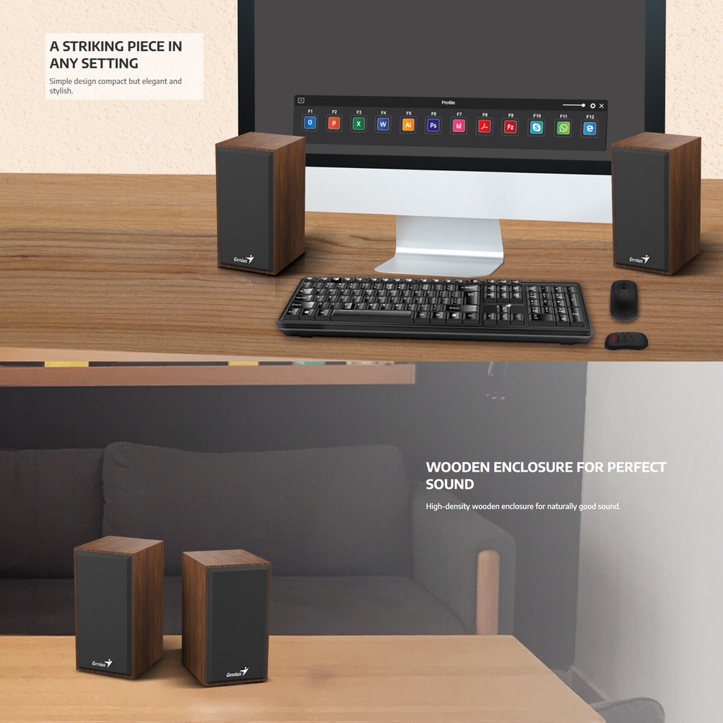 Loa Máy Tính Genius HF-180