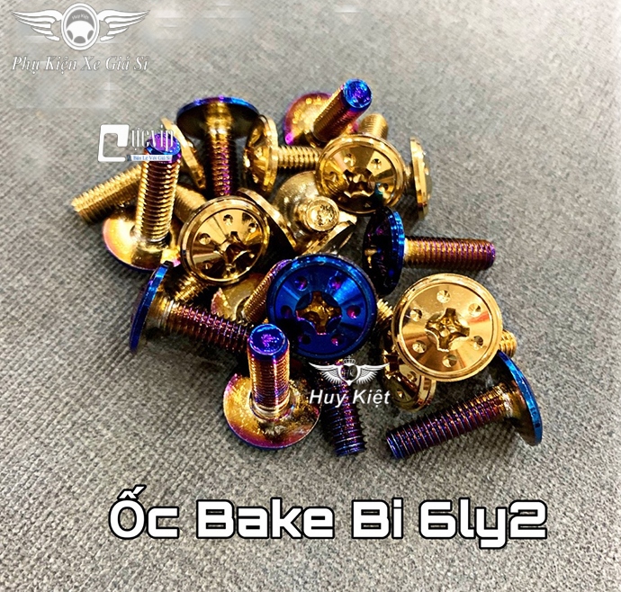 [HCM]Ốc Bake Bi 6Ly2 Dù Titan Vàng MS1744