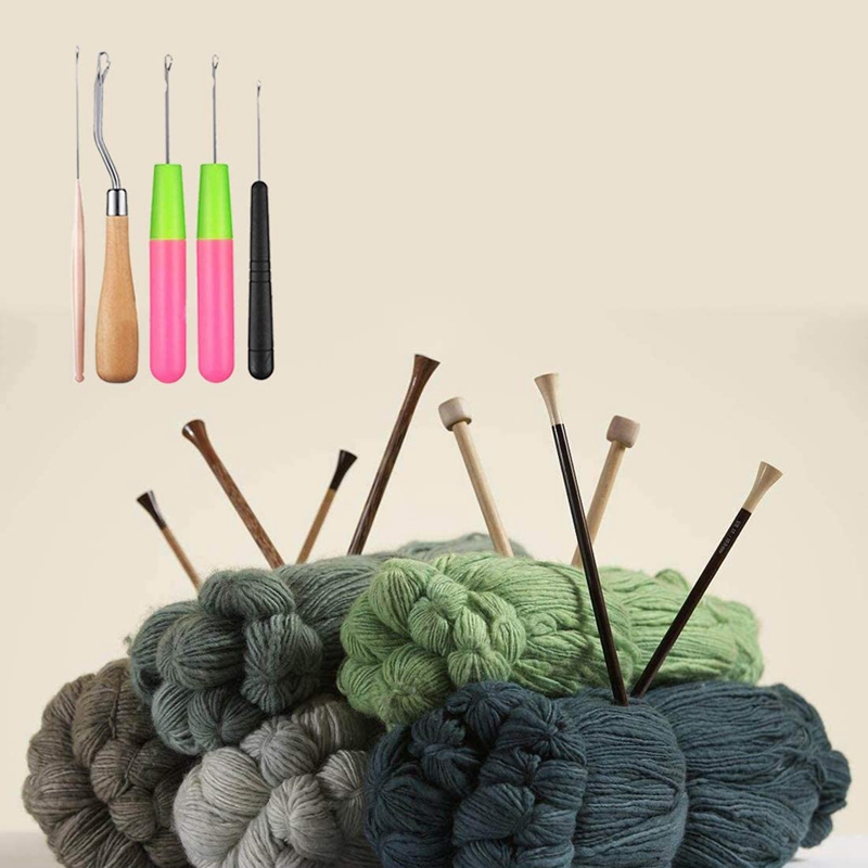 Dreadlock Crochet Hooks - Dread Lock Tool Set,Latch Hook Crochet Needle Set for Braid Hair,Carpet Making and Other Craft