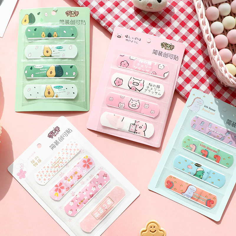 Set 5 miếng urgo băng dán cá nhân, băng dán vết thương họa tiết ngộ nghĩnh- urgo dễ thương- Selenshop