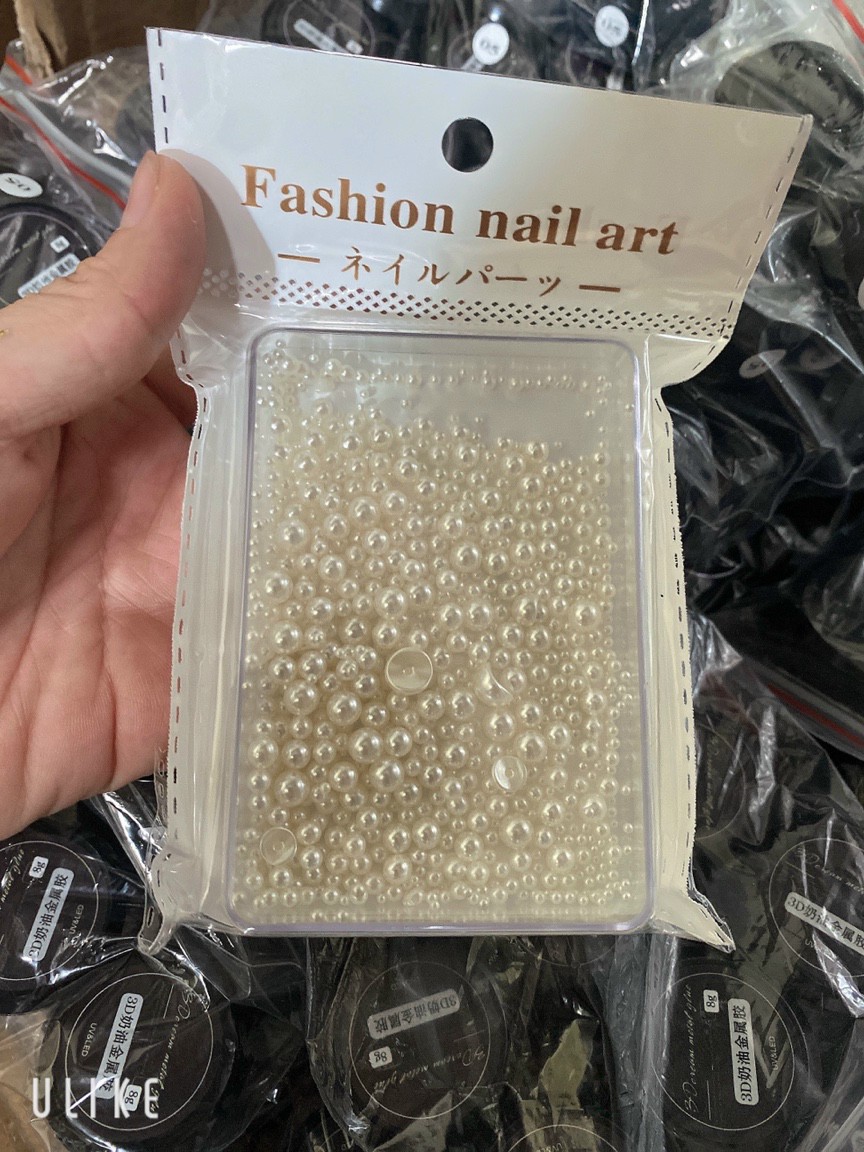 Khay Hạt Trai Set Hạt Trai Nhiều Side Nail - sinailmi
