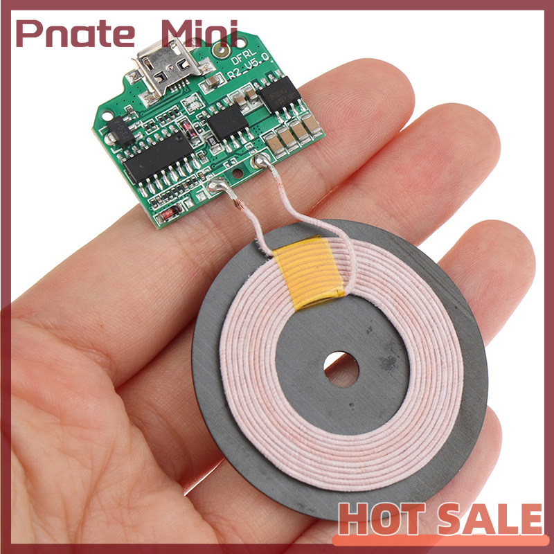 Pnate 10W QI Wireless Charger Module Micro USB Transmitter PCBA Circuit Board Coil