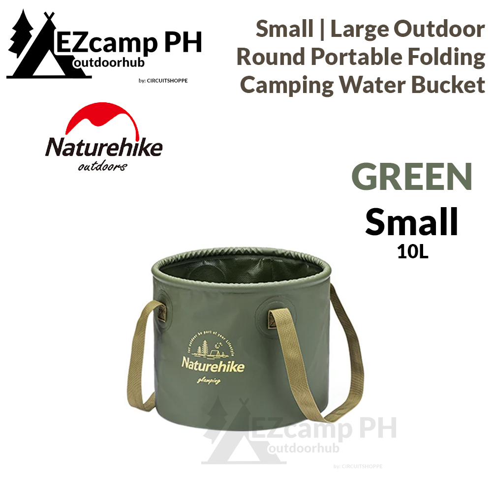 Naturehike Outdoor Portable Round Water Bucket Small Large 10L 20L