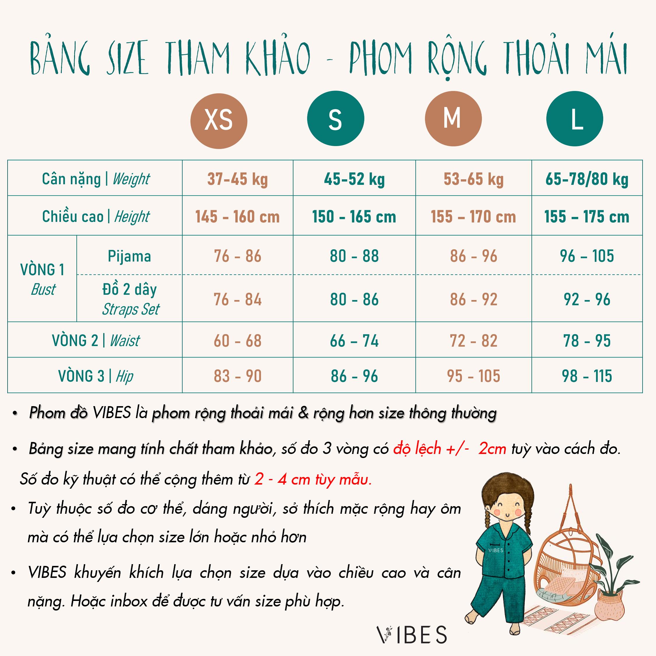 VIBES Pijama ngắn Lụa xước Mimi Py Set