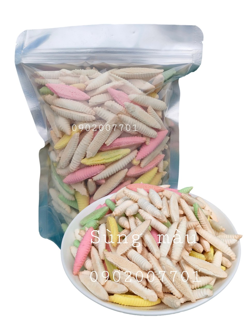 500g Bánh Sùng Mix Đủ Vị - Siêu Hấp Dẫn -đồ ăn vặt