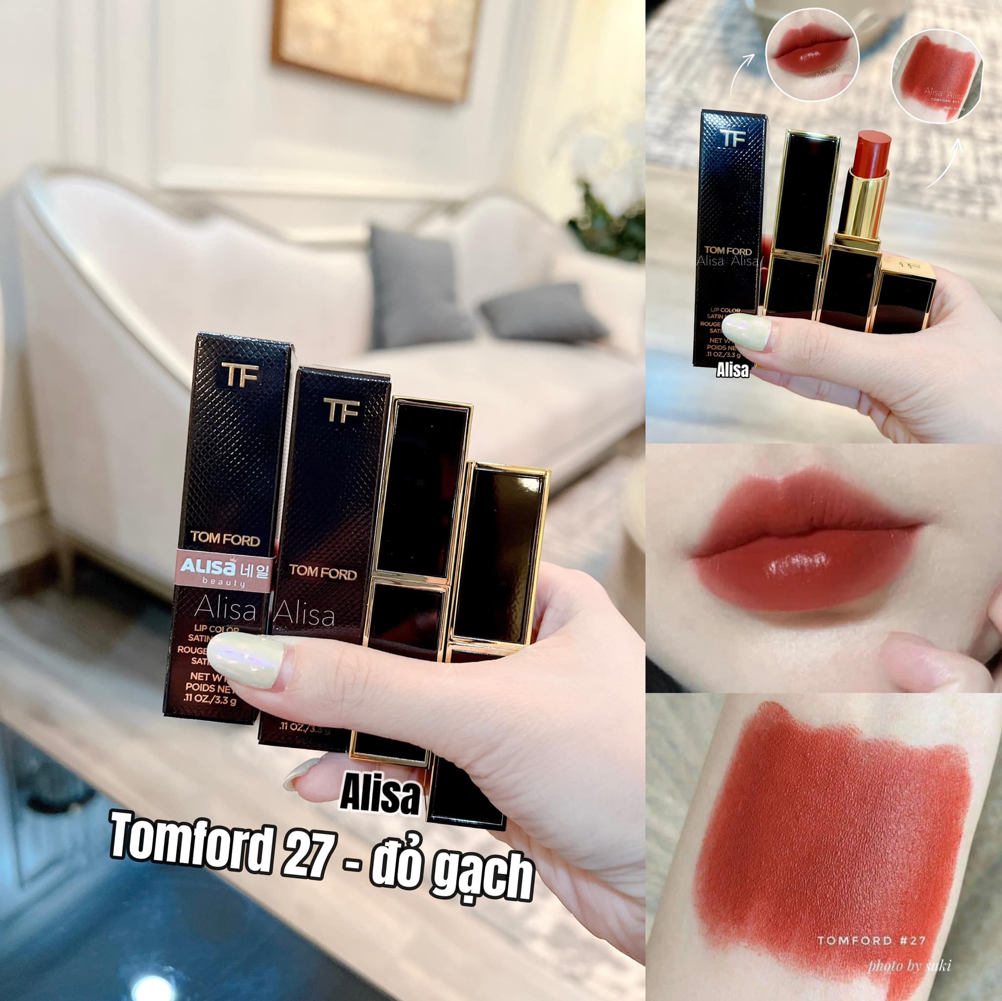 Son Tom Ford Lip Color Rouge A Levres-ALISA