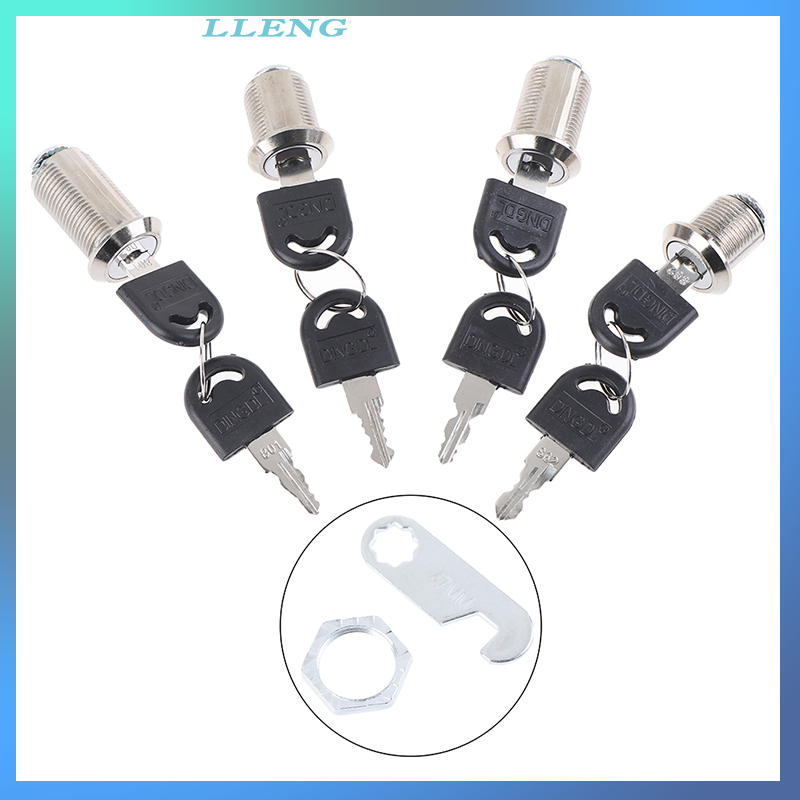 LLENG Hardware Cylinder Locks Door Cabinet Mailbox Padlock Drawer Cupboard Lock