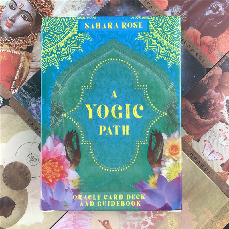【LuxeGlow】A Yogic Path Oracle Deck and Guidebook English Board Games ...