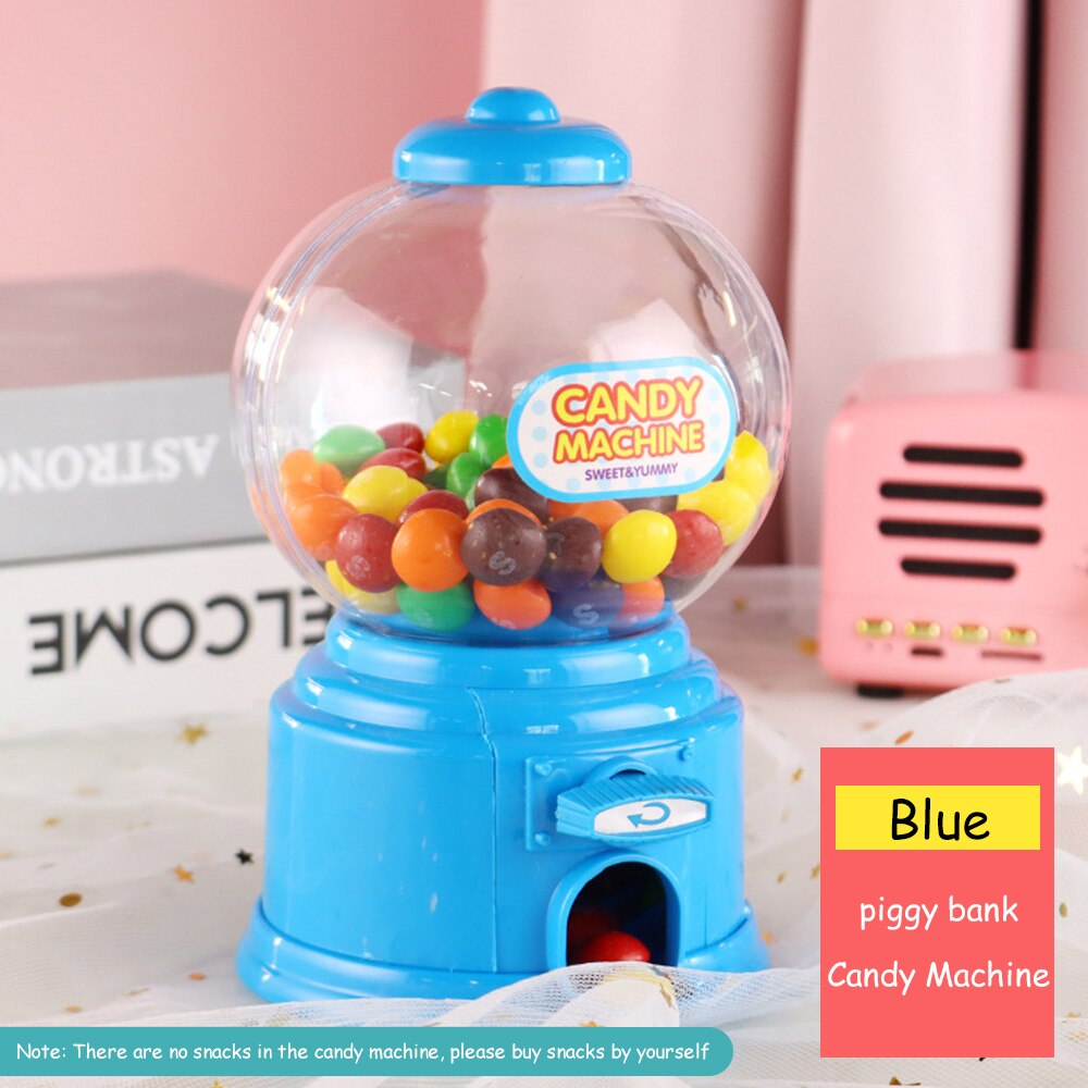 Cute Candy Piggy Bank Mini Sweets Machine Kids Bule Gift Children Money ...