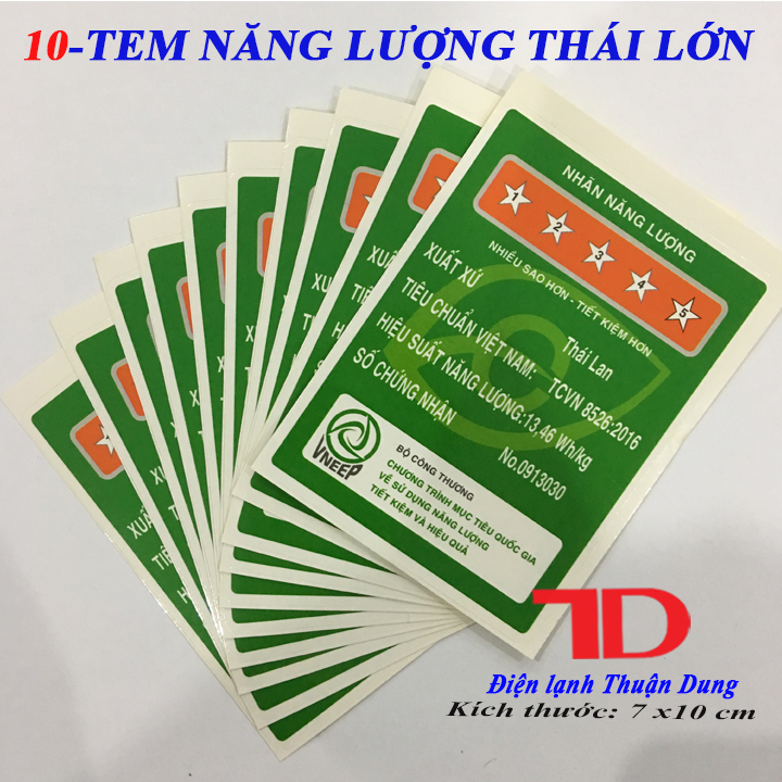TEM NĂNG LƯỢNG LỚN THÁI_Điện Lạnh Thuận Dung