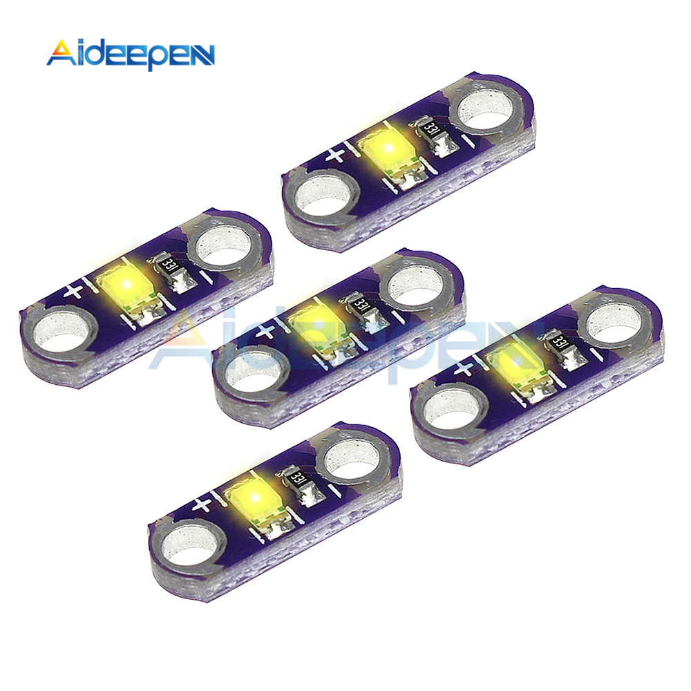 %E3%80%90GlobalTrendz%E3%80%915Pcs/lot%20DC%203V-5V%2040mA%20Mini%20LilyPad%20LED%20Module%20Yellow/Green/White/Blue/Red%20Color%20Light%20Module%20Purple%20Board%20For%20Arduino%20DIY%20Kit%20-%20Image%202