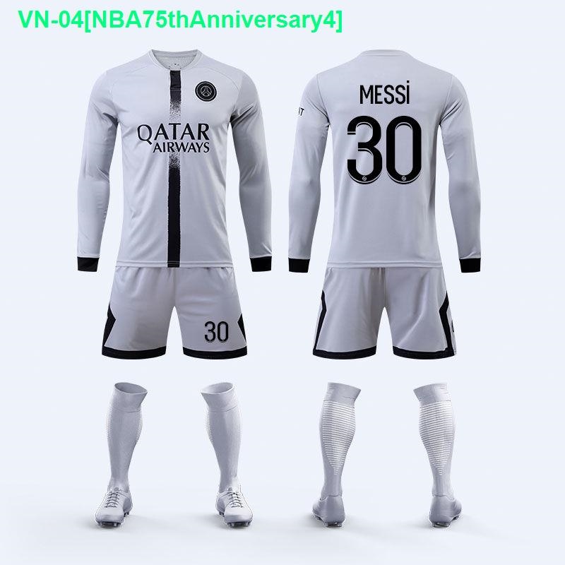 04 2023 football uniform Paris Saint-Germain jersey custom suit male Mbappe Messi Neymar jersey