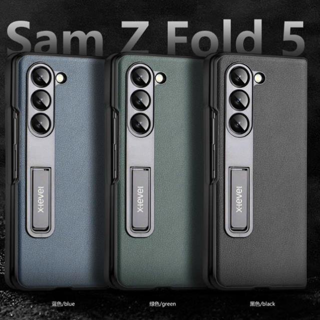Ốp lưng da bò sam sung galaxy z fold 5, z flip 5 chính hãng x-level sang trọng