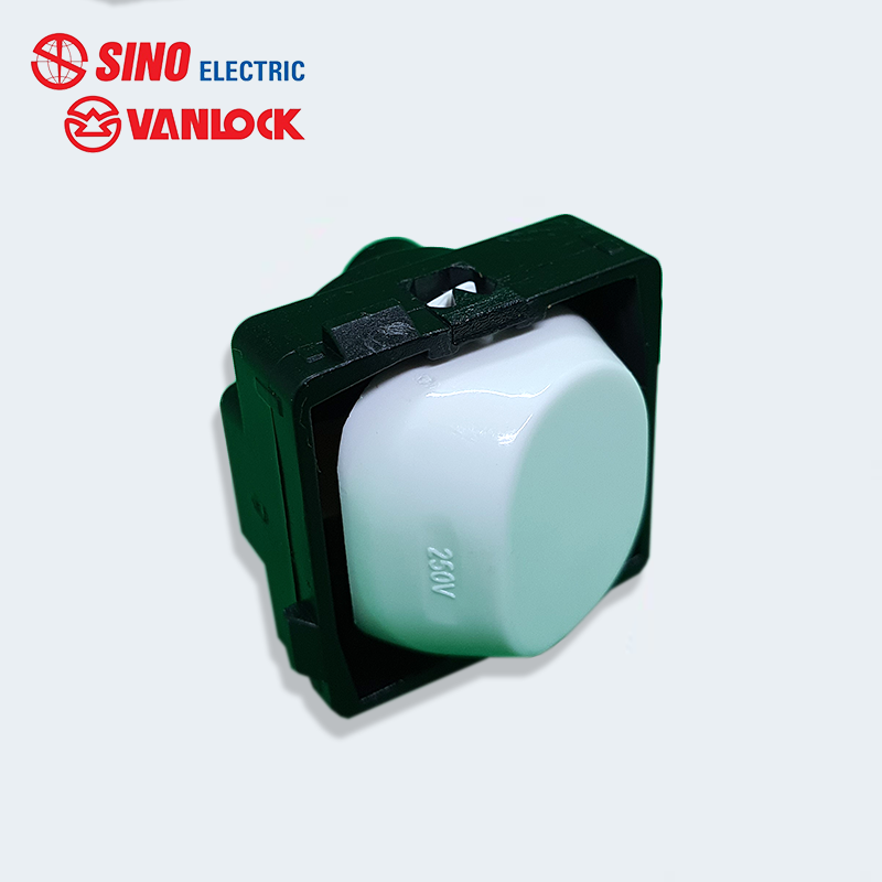 Bộ công tắc, ổ cắm Sino Vanlock, mặt thiết bị, đế nổi, đế âm dòng S18 - S30/1/2M - S18U3 - S18U2X - S18U2XX - CK157RH - S2157