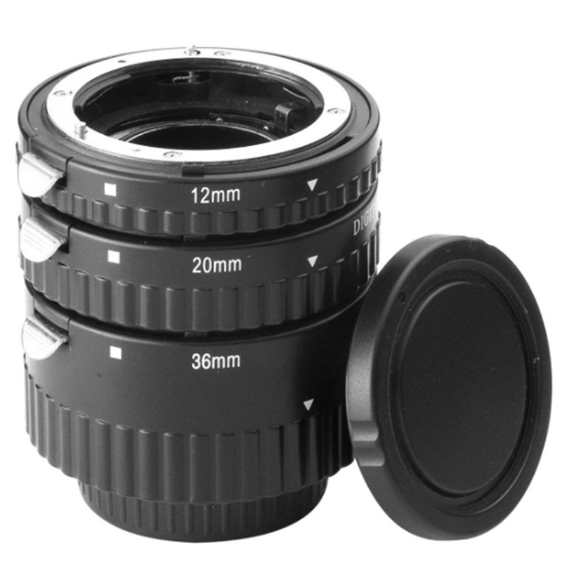 N-af-a auto focus macro extension tube ring for nikon d90 d3000 d3100 d3200 d5000 d5100 d5200 d7000 d7100 camera dslr spare parts