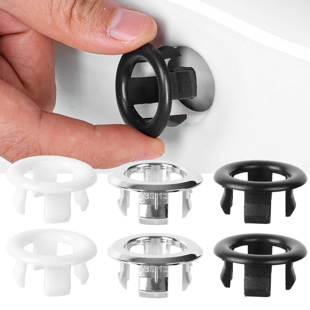 Yespery phòng tắm nhà bếp chèn bồn rửa bồn rửa tràn Vòng hộ gia đình tràn lỗ trang trí O-Nhẫn chèn nắp tròn thay thế