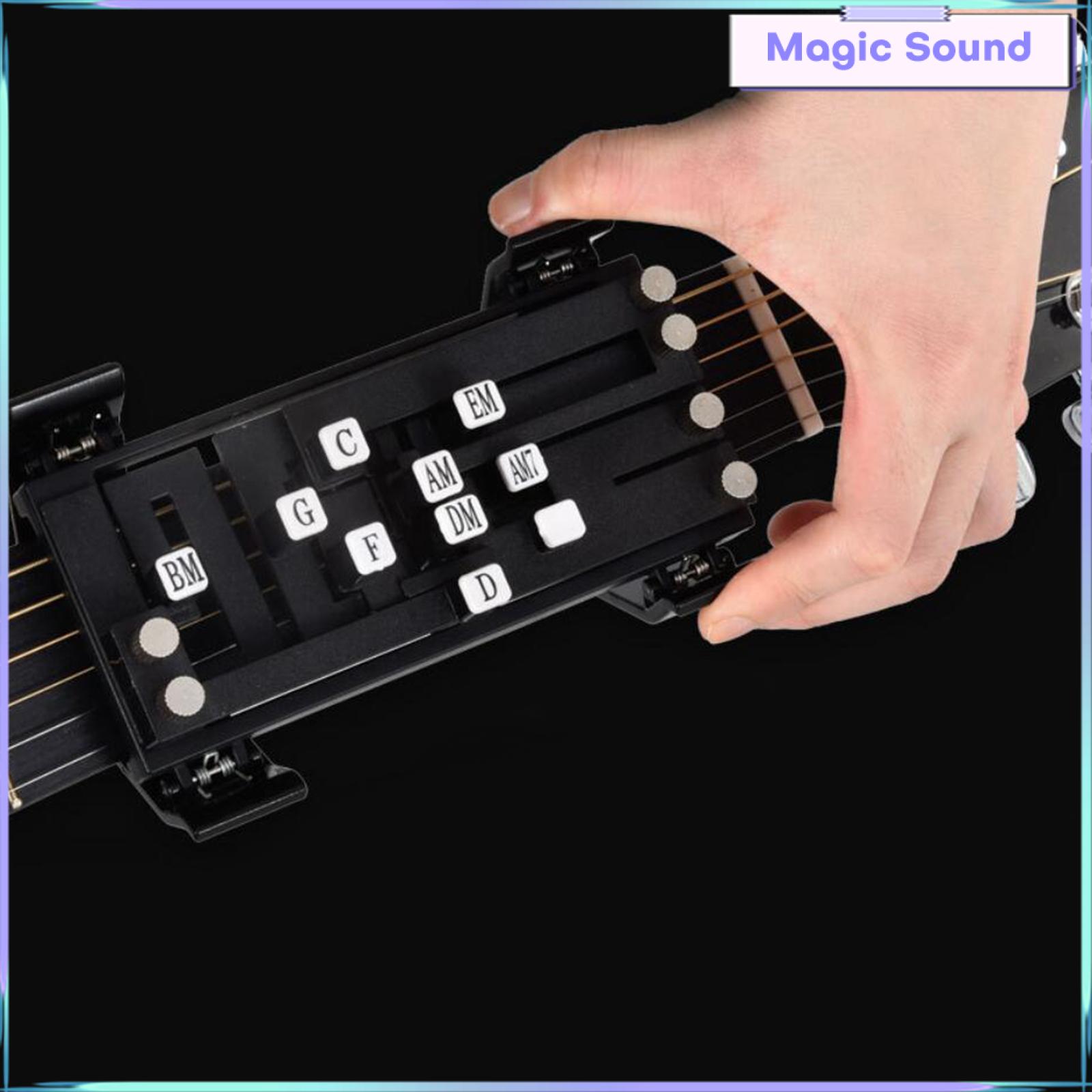 Magic Sound Guitar Aid Chords Portable Teaching Practice Aid for Beginners Friends