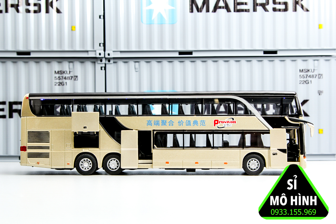 [HCM][ Sỉ Mô Hình ] Mô hình xe khách xe bus hai tầng