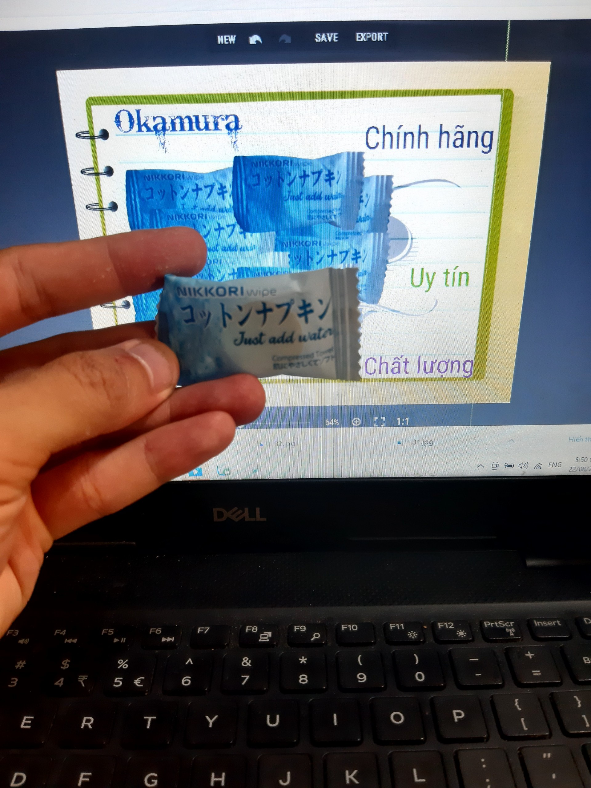 Nikkori - Combo 10 Viên Khăn Giấy Khô Dạng Nén