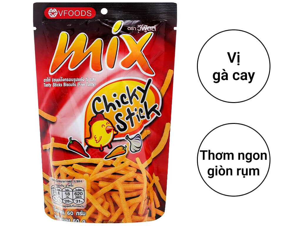 Bánh Que Mix Thái Lan 50gr/gói
