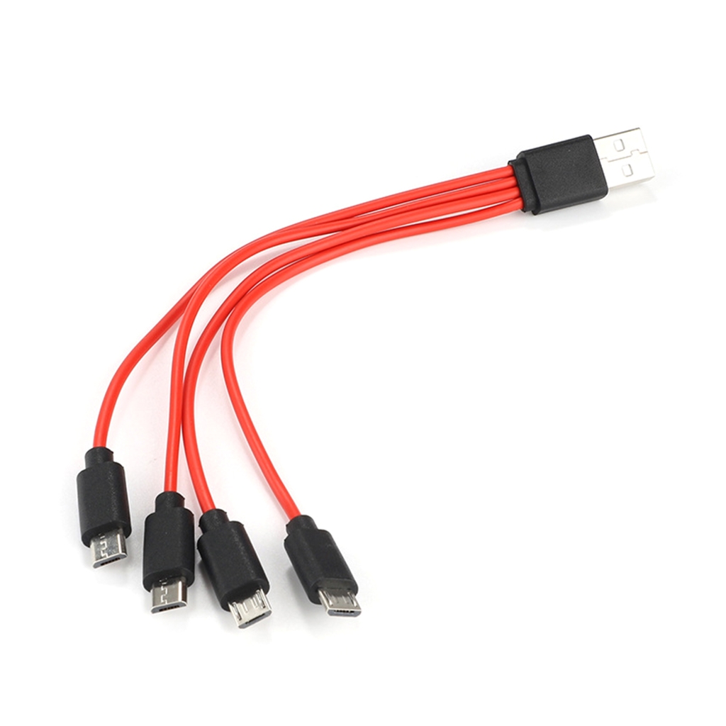 Cáp Micro USB 4 trong 1 Cáp sạc Micro Cáp chuyển đổi USB đồng bộ dữ liệu Micro USB chia dây sạc cho điện thoại Android